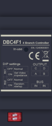   Ngy kimenet szinti eloszt - VDBC-4F1
